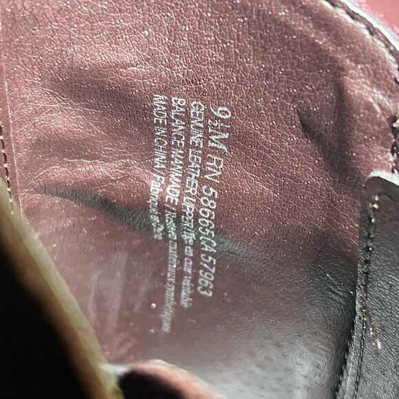 NEW Burgundy Suede Distressed Booties By BP Nordstrom Size 9.5 - Picture 9 of 10